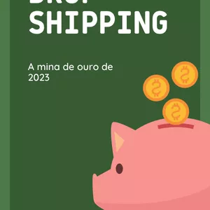Imagem de capa para o Ebook Ganhe muito dinheiro com Dropshipping!