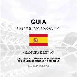 Imagem de capa para o Ebook ESTUDE NA ESPANHA