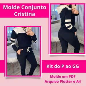 Imagem de capa para o Ebook Molde Conjunto Feminino Cristina