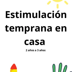 Imagen de portada para Ebook Estimulación temprana desde casa 2años a 3 años 