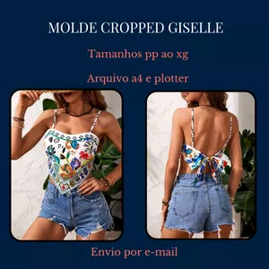 Imagem de capa para o Ebook Molde Cropped Giselle 