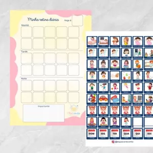 Imagem de capa para o Ebook (Re)conto _ Minha rotina diária_ Meninas