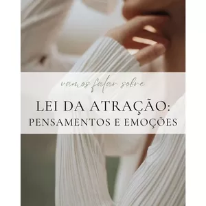Imagem de capa para o Ebook Lei da Atração: Pensamentos e Emoções
