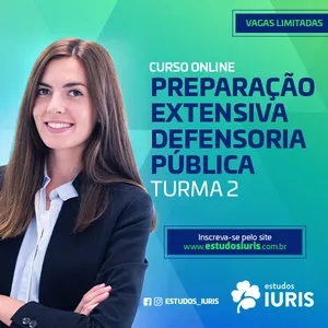 Imagem de capa para o Curso online PREPARAÇÃO EXTENSIVA DEFENSORIA PÚBLICA - TURMA 02