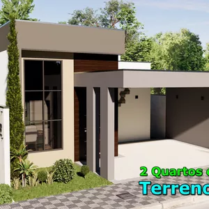 Imagem de capa para o Curso online Projeto de Casa em Terreno 10x20: Design Moderno com Suíte Master e Área Gourmet