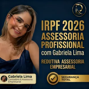 Imagem de capa para o Curso online Imposto de Renda 2026 - Redutiva com Gabriela Lima