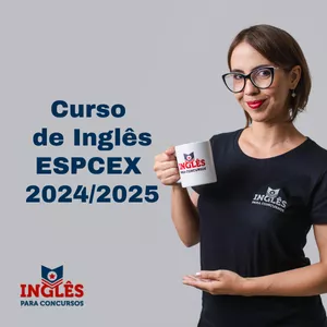 Imagem de capa para o Curso online Curso de Inglês ESPCEX 2024/2025