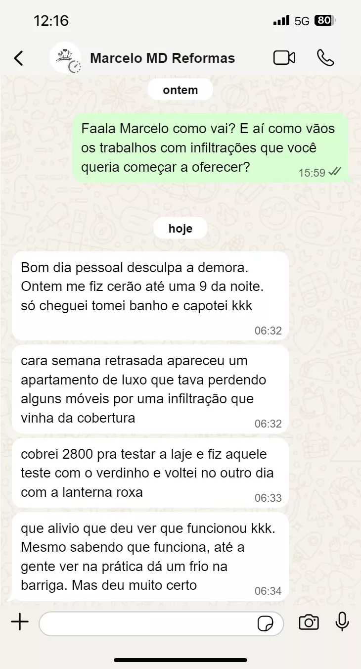 relato de aluno do curso de caça vazamentos 3