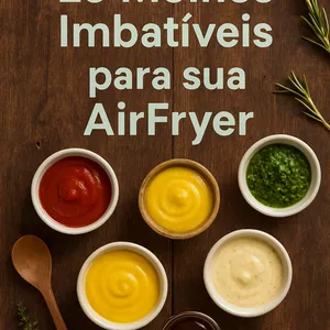 Imagem de capa para o Ebook 29 Molhos Imbatíveis para sua AirFryer