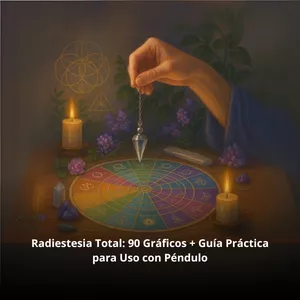 Imagen de portada para Curso online Radiestesia Total: 90 Gráficos + Guía Práctica para Uso con Péndulo