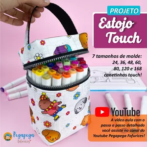 Imagem de capa para o Ebook Projeto Estojo Touch