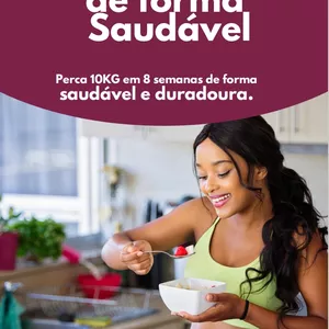 Imagem de capa para o Ebook 30 receitas para emagrcer de forma saudável