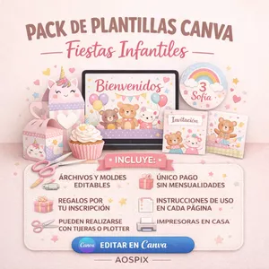 Imagen de portada para Curso online 🌟Papelería creativa editable en Canva 🌟