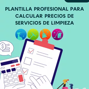 Imagen de portada para Curso online  Plantilla Profesional para calcular precios de servicios de limpieza