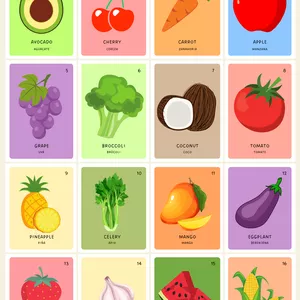 Imagen de portada para Ebook Lotería frutas y verduras Inglés - Español