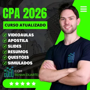 Imagem de capa para o Curso online Curso CPA Completo e Atualizado (Com Renan Duarte)