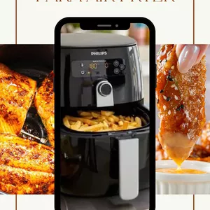 Imagem de capa para o Ebook 50 Receitas para AirFryer - Ebook