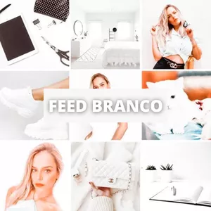 Imagem de capa para o Ebook PACK 10 PRESETS FEED BRANCO