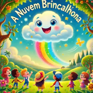 Imagem de capa para o Ebook A Nuvem Brincalhona