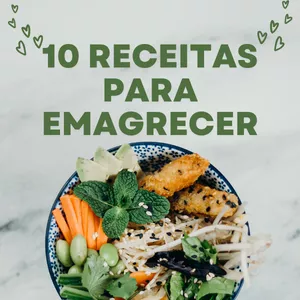 Imagem de capa para o Ebook 10 Receitas Para Emagrecer Rápido!!