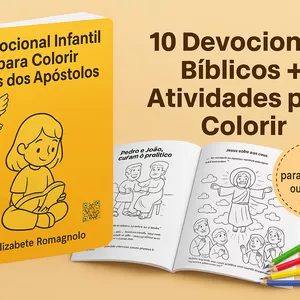 Imagem de capa para o Ebook Devocional Infantil - Atos dos Apóstolos