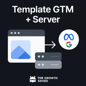 Imagem de capa para o Curso online Template GTM (Web + Server) — Conversões Otimizadas com Camada de Dados