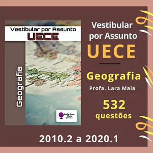 Imagem de capa para o Ebook Vestibular por Assunto UECE (Geografia)