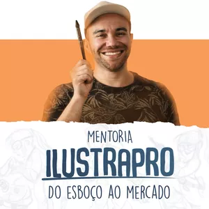 Imagem de capa para o Curso online Mentoria IlustraPro - Do Esboço ao Mercado