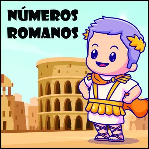 Imagem de capa para o Ebook NÚMEROS ROMANOS (ATIVIDADES E CARTAZ)
