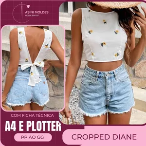 Imagem de capa para o Curso online CROPPED DIANE - Molde em PDF