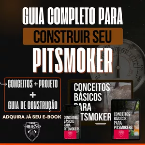 Imagem de capa para o Ebook Guia para Construção de Pitsmokers 
