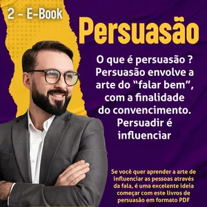 Imagem de capa para o Ebook Persuasão Direto ao Ponto