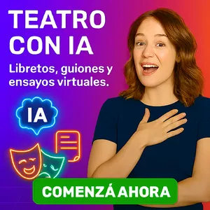 Imagen de portada para Ebook 🎭 Teatro con IA: Libretos, Guiones y Ensayos Virtuales