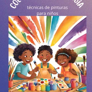 Imagen de portada para Ebook Las mejores técnicas de pinturas para niños