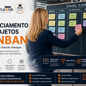 Imagem do curso Curso Completo de Gerenciamento de Projetos e Kanban