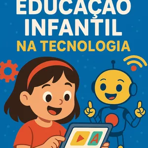 Imagem de capa para o Ebook Educação Infantil Na Tecnologia