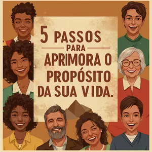 Imagem de capa para o Ebook 5 etapas para melhorar seu propósito de vida 