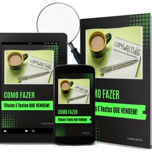 Imagem de capa para o Ebook Como fazer Títulos e Textos que Vendem!