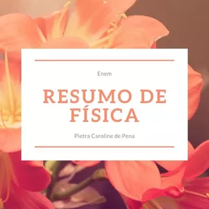 Imagem de capa para o Ebook Resumo Física (Enem)