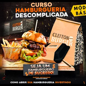 Imagem de capa para o Curso online Hamburgueria Descomplicada