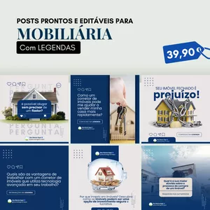 Imagem de capa para o Curso online Pack Canva Imobiliária 