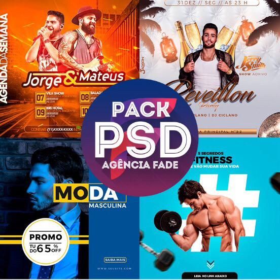 Imagem do curso Pack para Designers | + de 1500 artes editáveis | Agência Fade