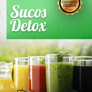 Imagem de capa para o Ebook Sucos Detox