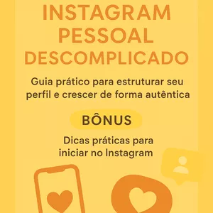 Imagem de capa para o Ebook E-BOOK INSTAGRAM PESSOAL DESCOMPLICADO