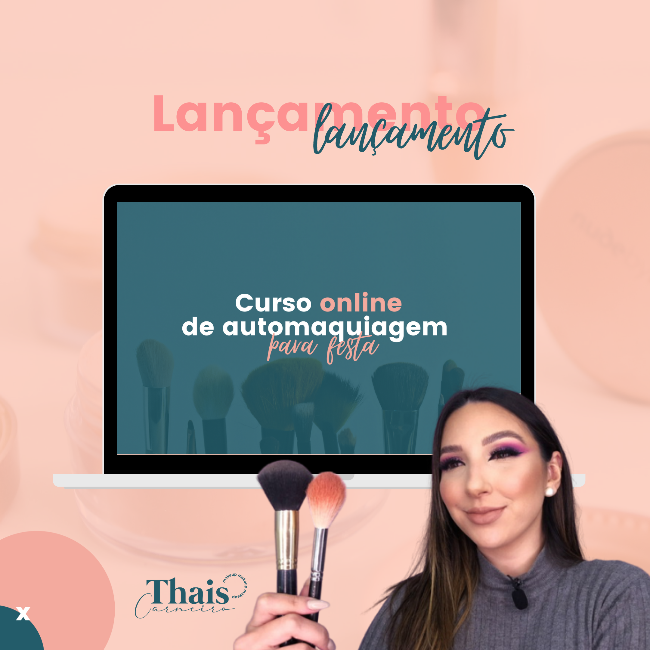 Imagem do curso Automaquiagem para festa!