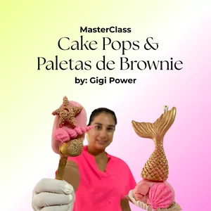 Imagen de portada para Curso online Masterclas: Cake Pops &amp; Paletas de Brownie