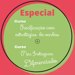 Imagem de capa para o Curso online Combo - Precificação com estratégias  de vendas + Meu Instagram Diferenciado