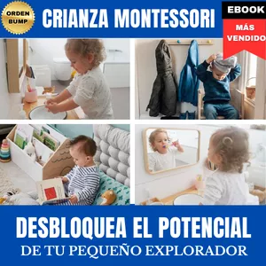 Imagen de portada para Curso online Ebook Crianza Montessori - Desbloquea el Potencial de tu pequeño explorador