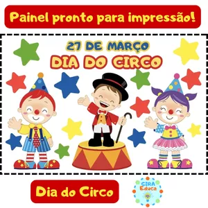 Imagem de capa para o Ebook Painel Dia do Circo