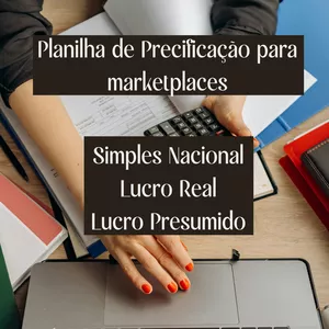 Imagem de capa para o Ebook Planilha de precificação para Marketplaces e Loja Virtual